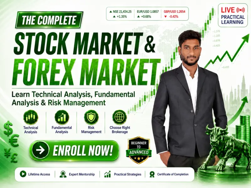 The Complete Stock Market & Forex Market Course